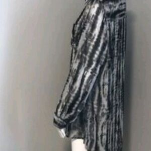 mblm Monochrome Patterned Long Sleeve Top